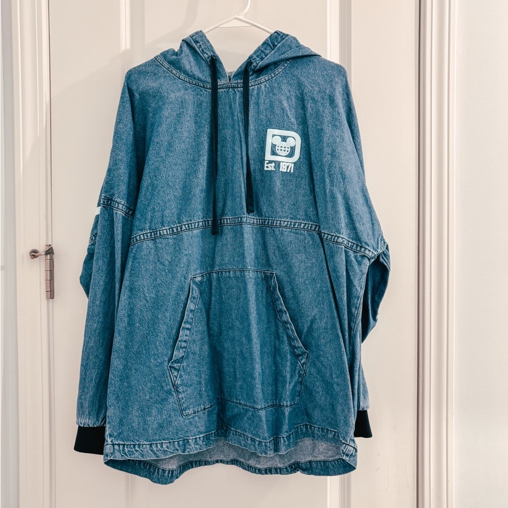 SOLD Blue Disney Denim Hoodie